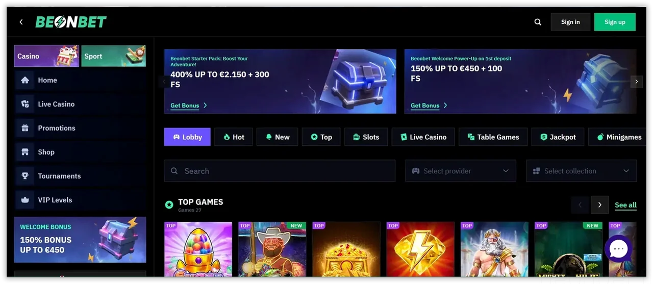 Beonbet Casino Casino
